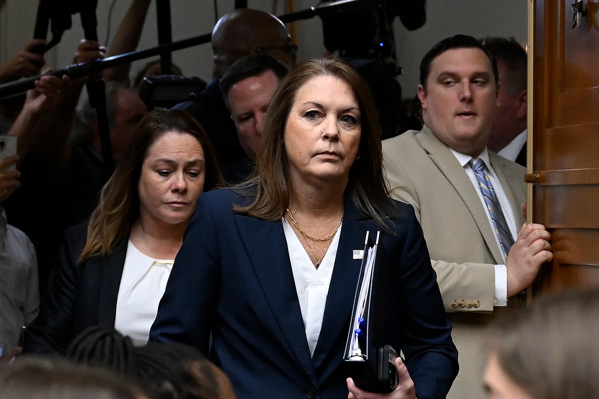 Kimberly Cheatle at the House Oversight Committee for the hearing |  - AP